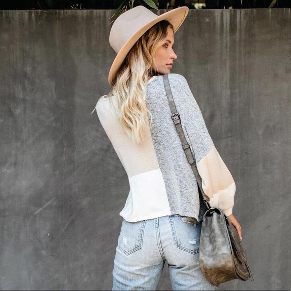 Rilley Naturals Pullover Sweater In Cream - Picture 3 of 6